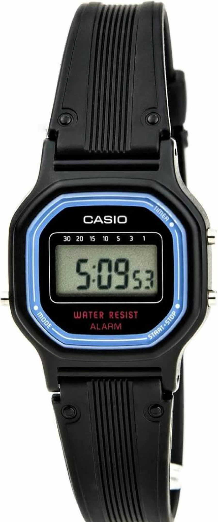 Casio Women's Vintage LA11WB-1 Digital Sport Watch with Black Resin Band - Retro Style Waterproof Wristwatch