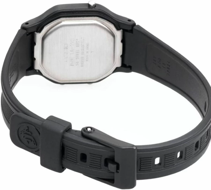 Casio Women's Vintage LA11WB-1 Digital Sport Watch with Black Resin Band - Retro Style Waterproof Wristwatch