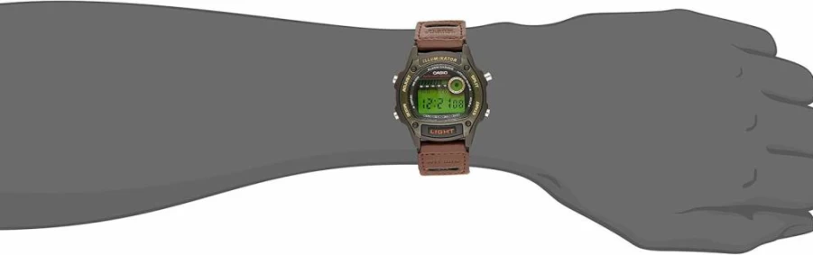 Casio W94Hf Digital Sports Watch with 50M Water Resistance, Stopwatch, Dual Time, Countdown Timer, Alarm, Electro-Luminescent Backlight, Lightweight Design, 3-Year Battery Life