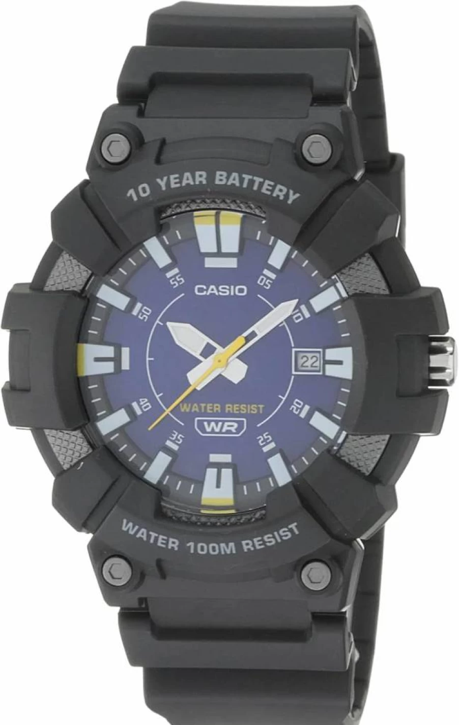 Casio MW610H Men's Heavy Duty Digital Watch with 10-Year Battery and Date Display