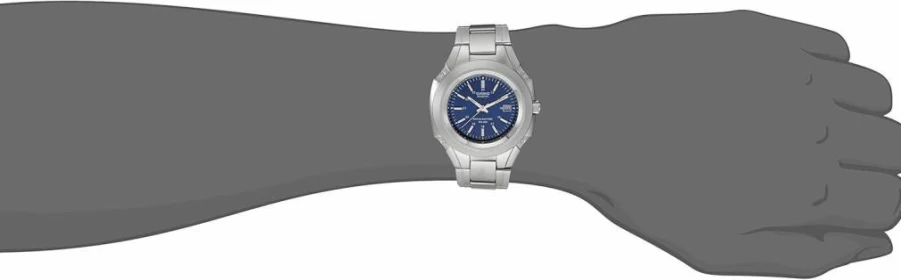 Casio Men's MTP3050D-2AV Stainless Steel Dress Watch with 10-Year Battery Life – Classic Analog Design