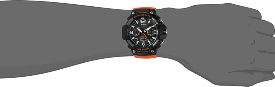 Casio Durable Shock-Resistant Digital Watch for Men - Heavy Duty Sport Watch with Water Resistance
