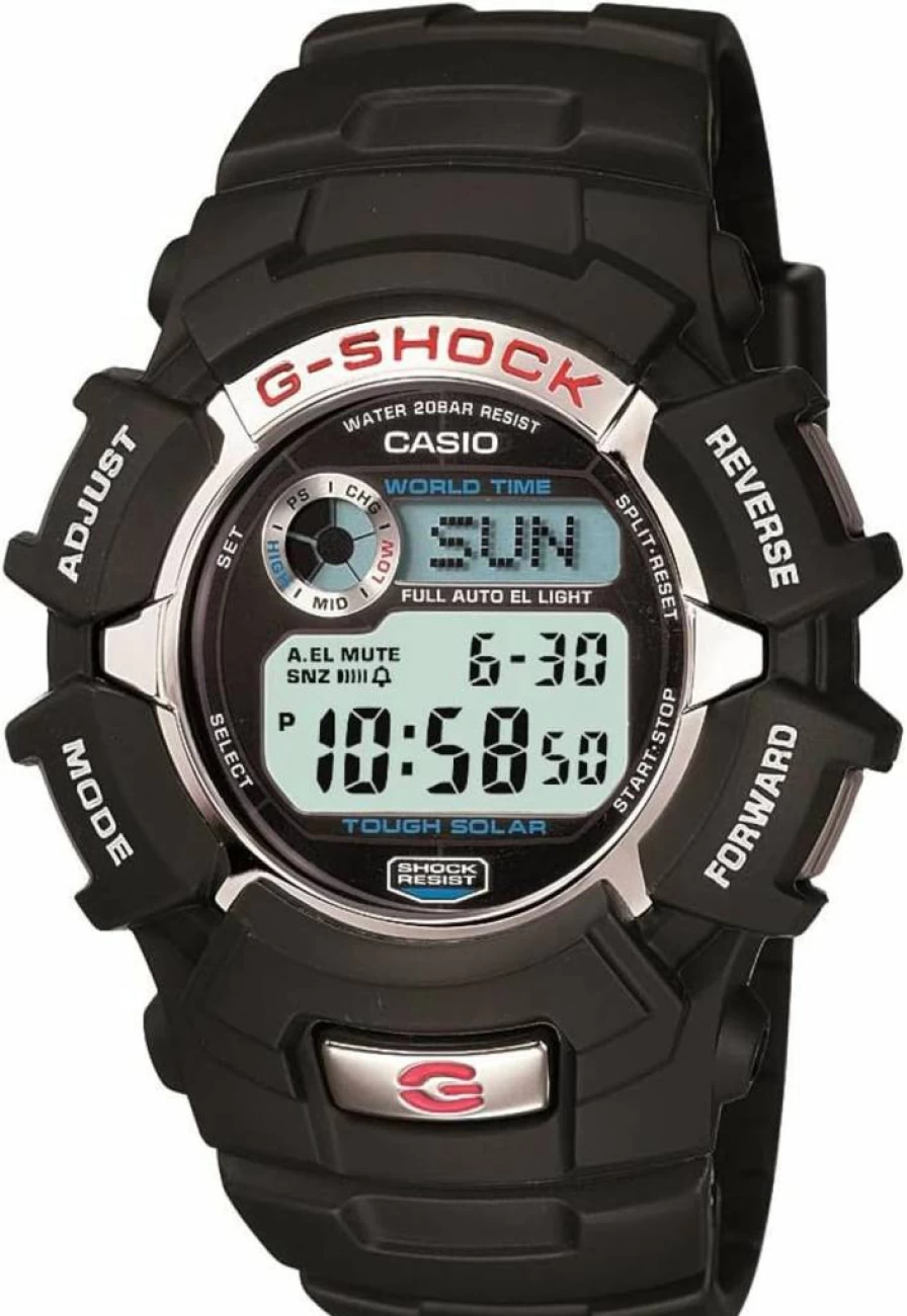 Casio G-Shock G2310R-1 Tough Solar Digital Sports Watch for Men - Shock Resistant & Waterproof