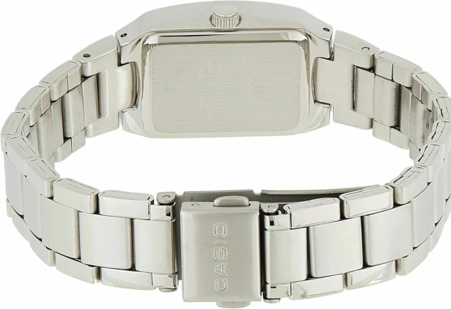 Casio Enticer Women's Analog Watch - LTP-1165A-4CDF, Pink Dial, Stainless Steel, Quartz Movement, Water Resistant
