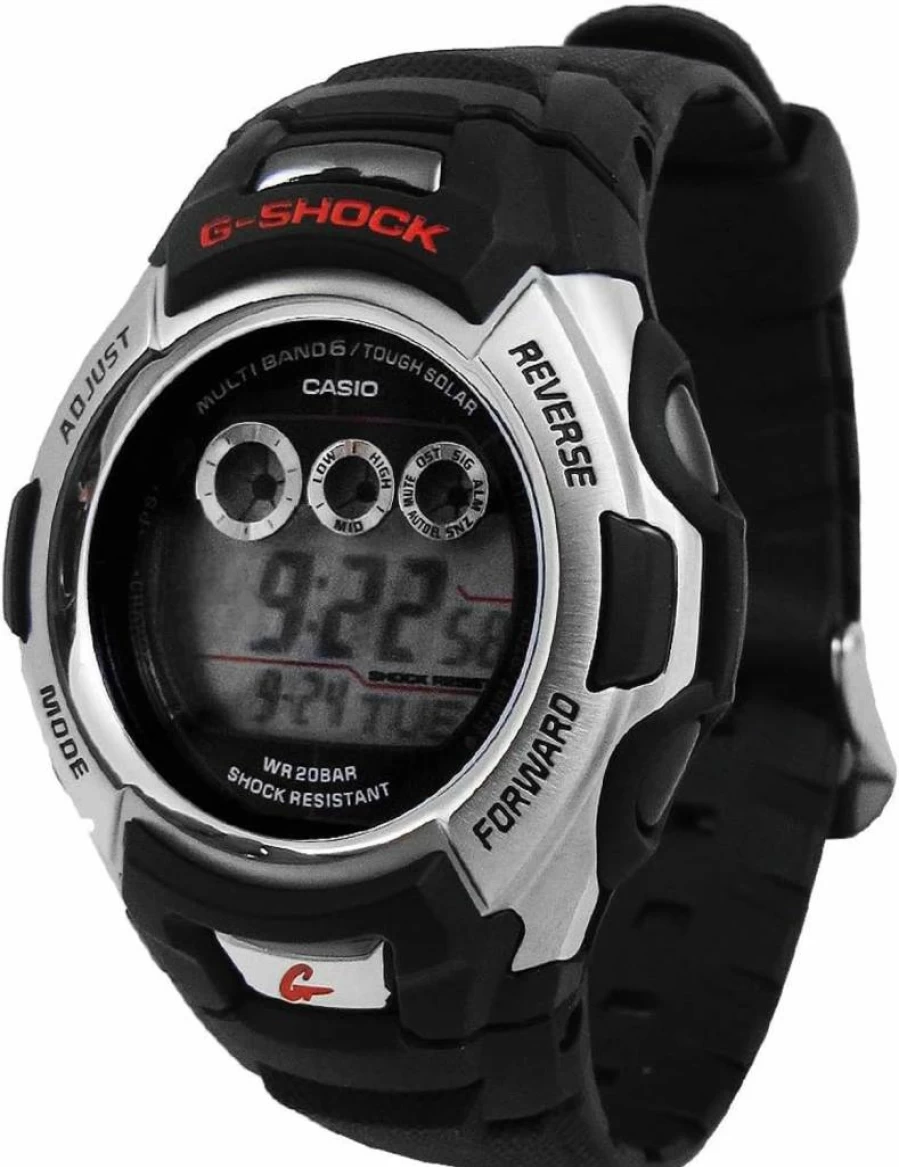 Casio G-Shock Men's Tough Solar Black Resin Sport Watch - Solar-Powered, Shock-Resistant, Durable Digital Watch