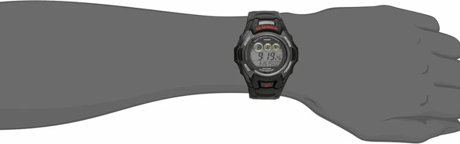 Casio G-Shock GWM530A-1 Men's Solar-Powered Digital Watch with Atomic Timekeeping, 200M Water Resistance, Shock Resistant, World Time, Black