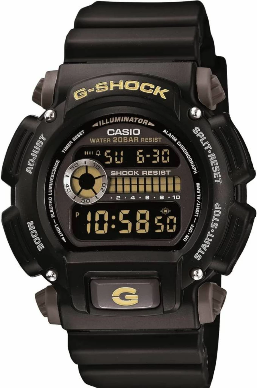 Casio G-Shock DW9052 Men's Digital Watch - 200M Water Resistant, Shock Resistant, Stopwatch, Countdown Timer, LED Light, Multi Alarm, Dual Time, Auto Calendar