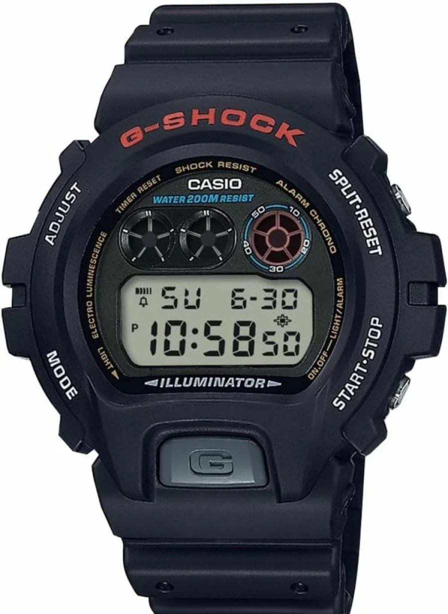 Casio Men's G-Shock DW6900-1V Digital Sport Watch with Shock Resistance and Water Resistance