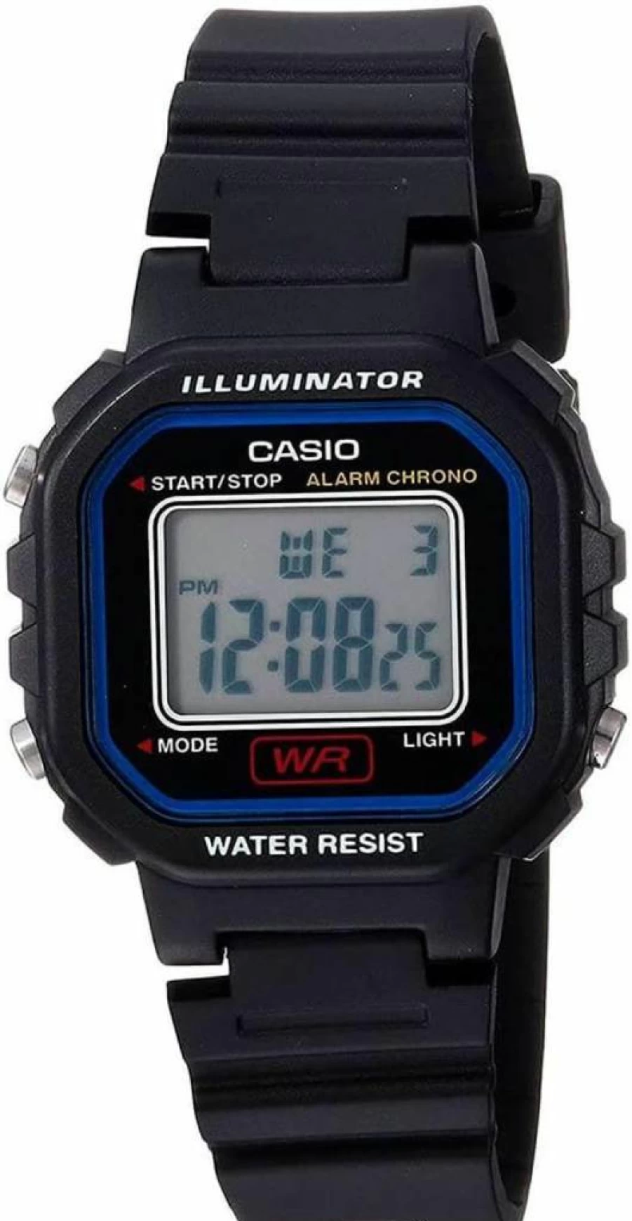 Casio LA20WH Women's Digital Watch with Water Resistance, LED Light, Auto Calendar, Stopwatch, and 5-Year Battery Life