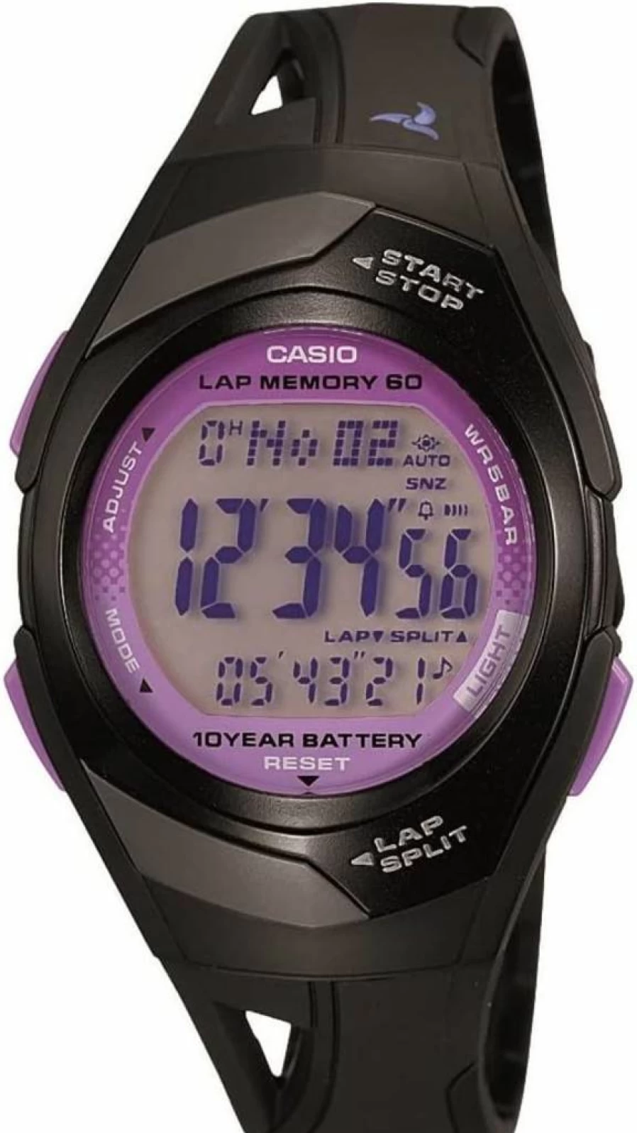Casio STR300 Classic Dive Watch with 50M Water Resistance, Stopwatch, Countdown Timer, Multi-Alarm, Dual Time, LED Light, Auto Calendar, and 10-Year Battery