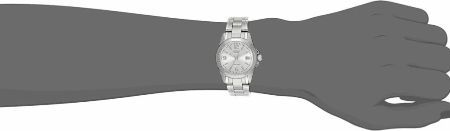 Casio LTP1215A-7ACR Women's Stainless Steel Analog Dress Watch - Silver