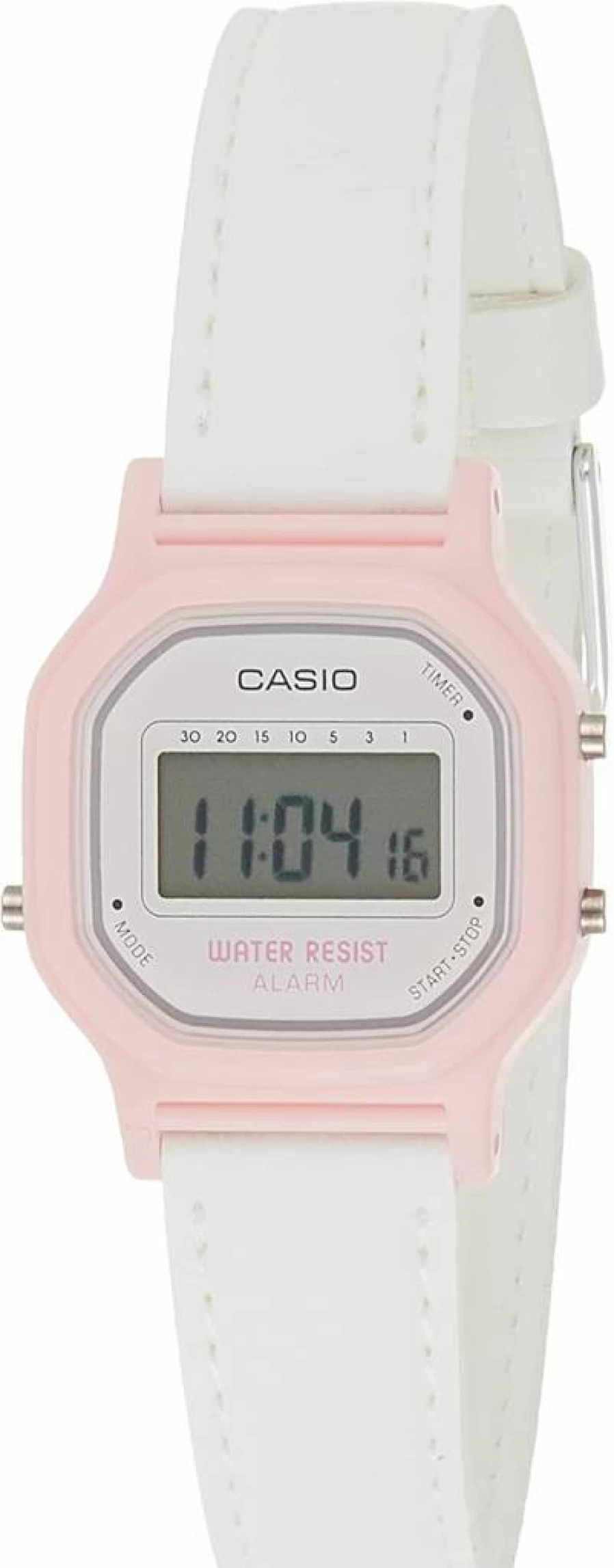 Casio Vintage White Resin Quartz Watch for Women - Casual Retro Style Timepiece