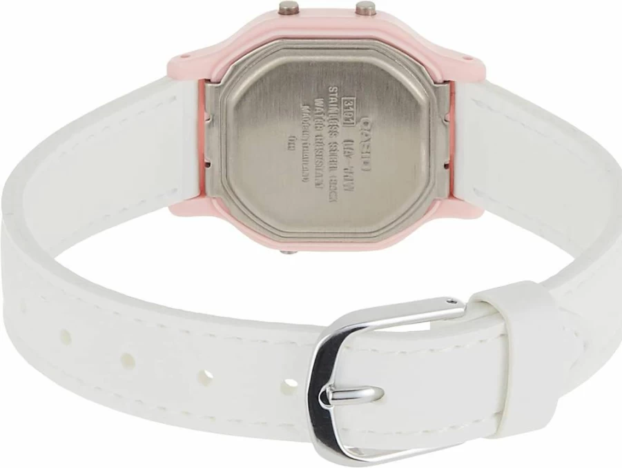 Casio Vintage White Resin Quartz Watch for Women - Casual Retro Style Timepiece