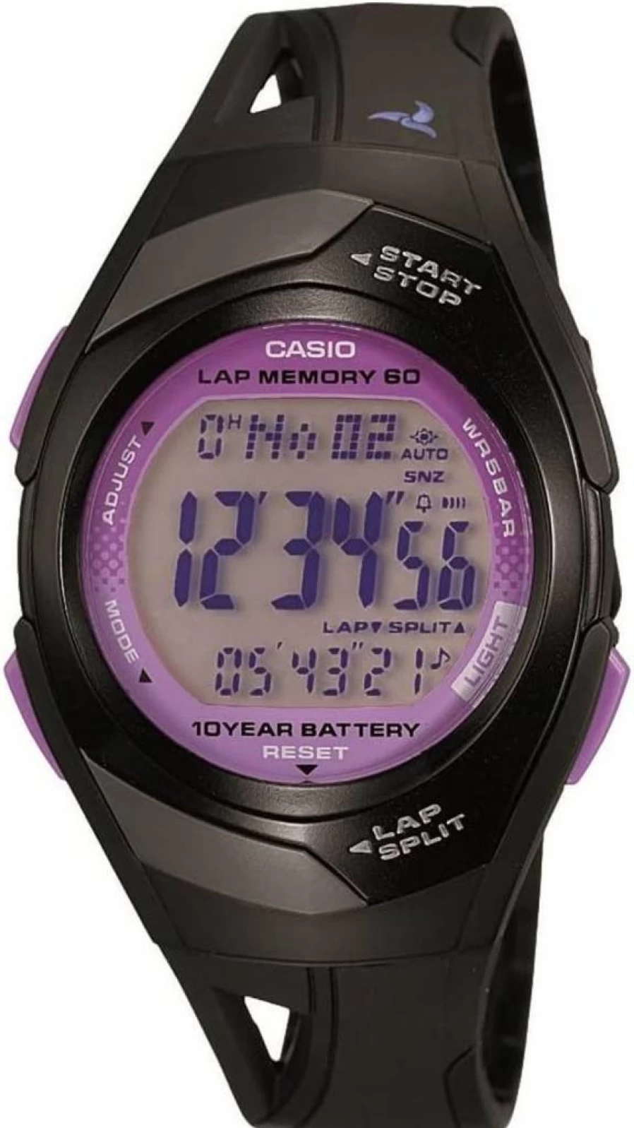 Casio STR300 Classic Dive Watch with 50M Water Resistance, Stopwatch, Countdown Timer, Multi Alarm, Dual Time, LED Light, Auto Calendar, 10-Year Battery
