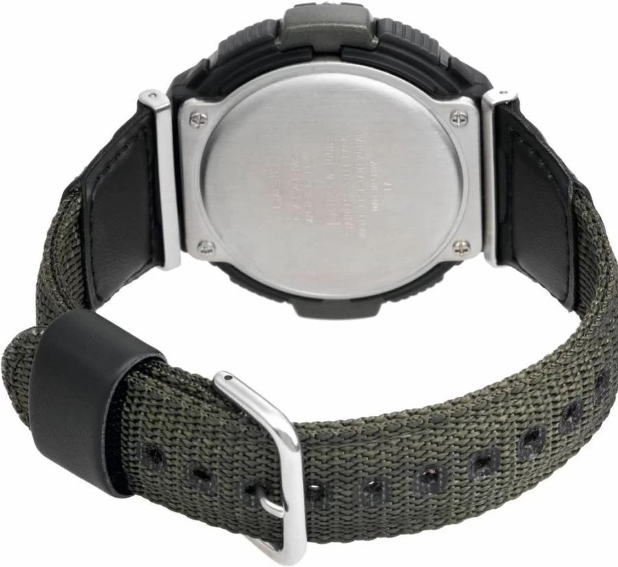 Casio SGW100 Digital Watch with Compass, Thermometer, 200M Water Resistance, Stopwatch, World Time, Alarm, and Auto Calendar - Twin Sensor Outdoor Sports Watch