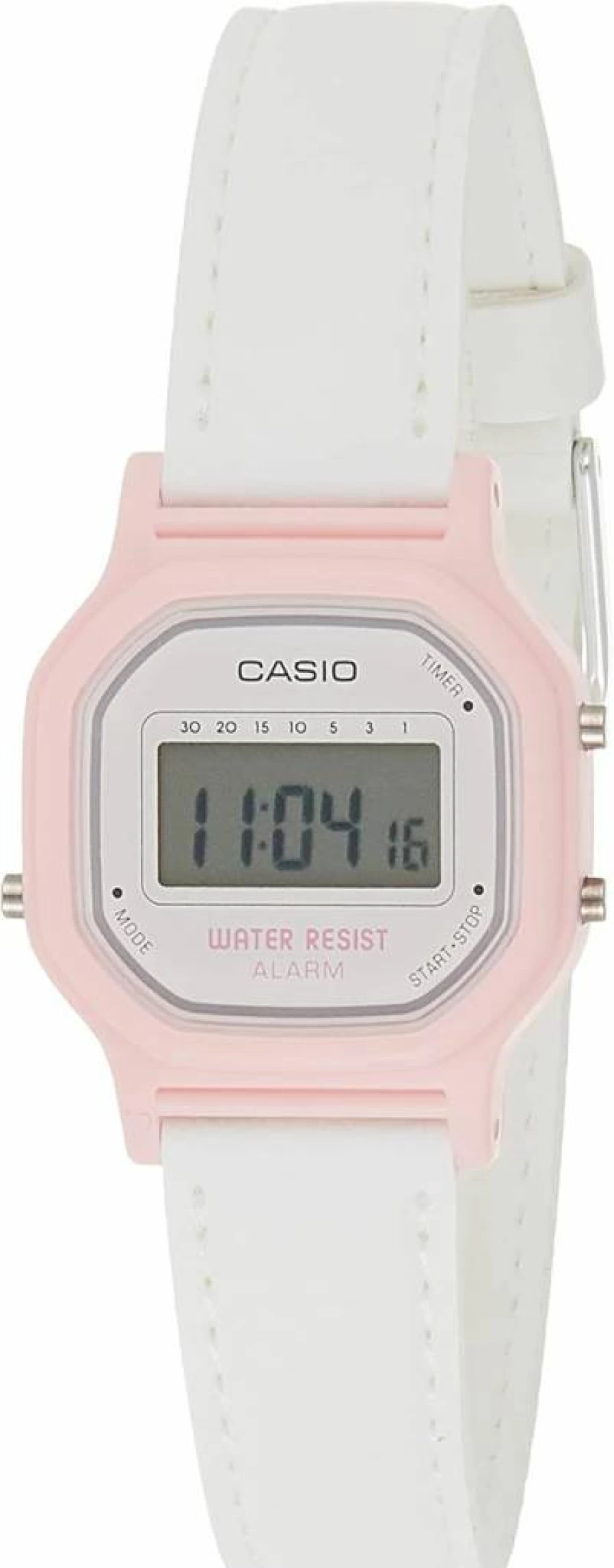 Casio Vintage White Resin Quartz Watch for Women - Casual Retro Style Timepiece