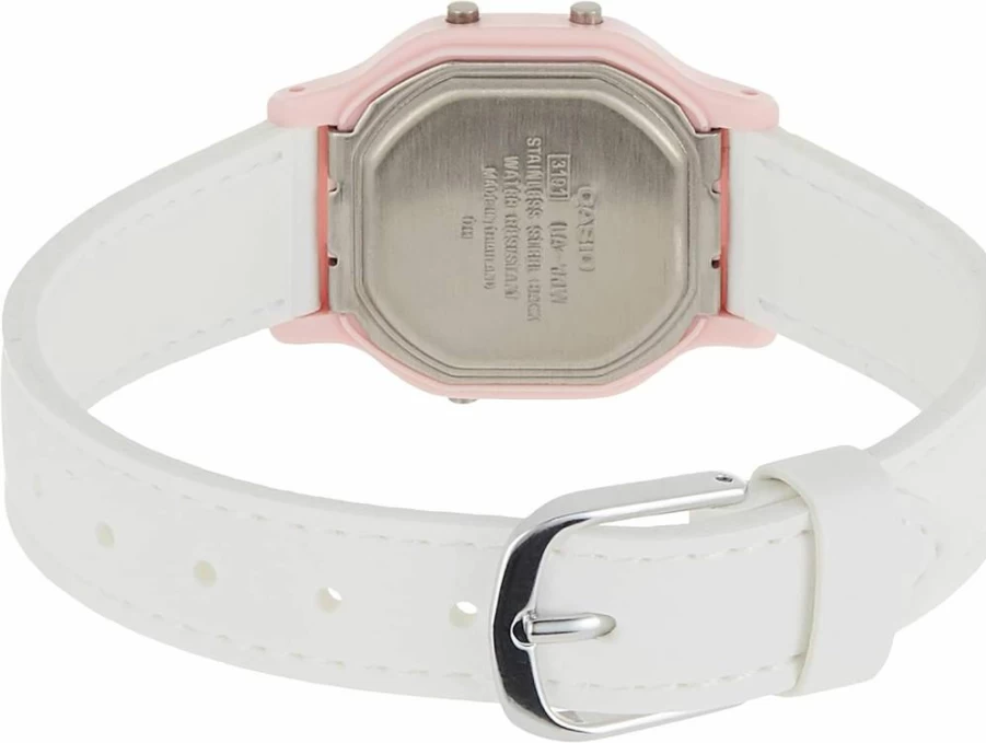 Casio Vintage White Resin Quartz Watch for Women - Casual Retro Style Timepiece