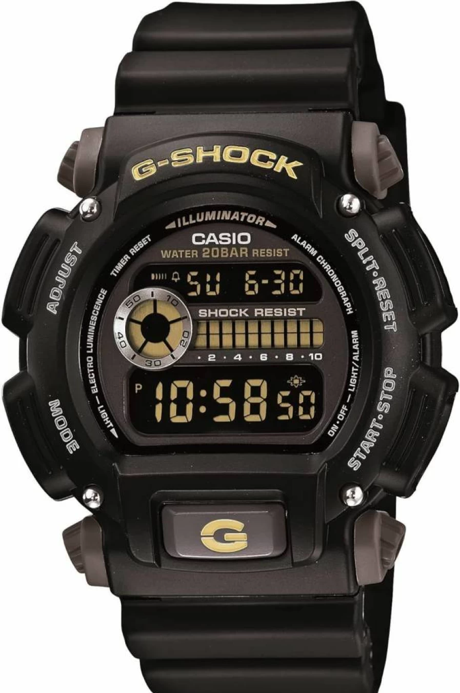 Casio G-Shock DW9052 Men's Digital Watch - 200M Water Resistant, Shock Resistant, Stopwatch, Countdown Timer, LED Light, Multi Alarm, Dual Time, Auto Calendar, 2-Year Battery Life