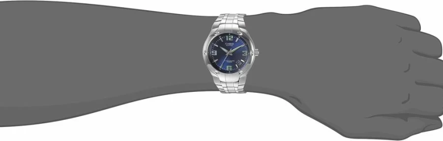 Casio EF106D-2AV Men's Stainless Steel 100M Water Resistant Analog Watch