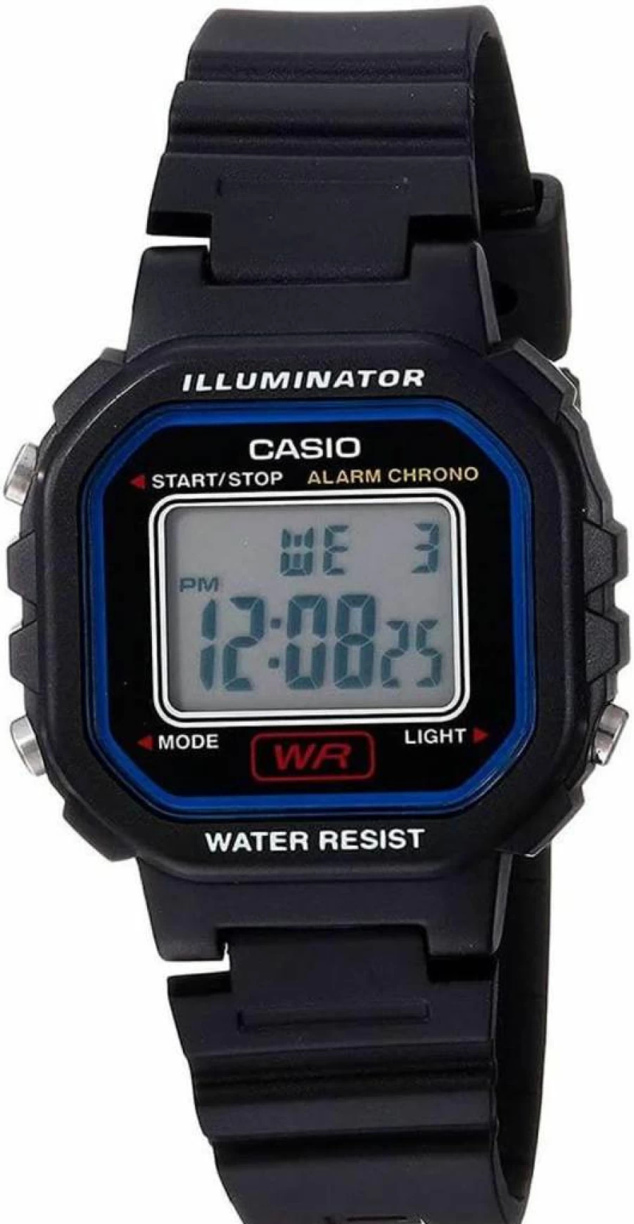 Casio LA20WH Women's Digital Watch with LED Light, Water Resistant, Stopwatch, Auto Calendar, Date Display, 5-Year Battery Life
